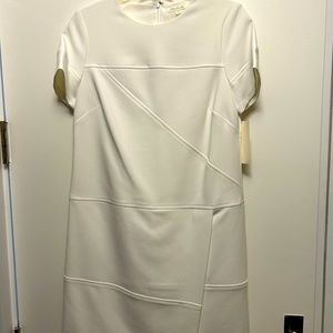 Shoshanna White Dress fully lined size 8 new with tags